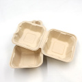 Bagasse Lunchbox biologisch abbaubare Fast-Food-Box für den Großhandel